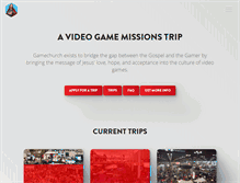 Tablet Screenshot of gamechurch.com
